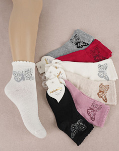 Носки со стразами для девочки   KATAMINO