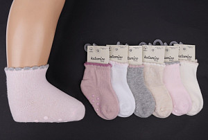 Носочки с антискользящей подошвой для девочки  KATAMINO